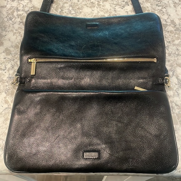 TORY BURCH BOMBE REVA CLUTCH IN BLACK! - Picture 4 of 11